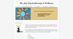 Desktop Screenshot of mtairypsychotherapy.org