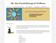 Tablet Screenshot of mtairypsychotherapy.org